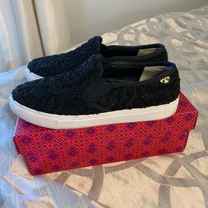 Tory Burch Rosette Slip On Sneaker